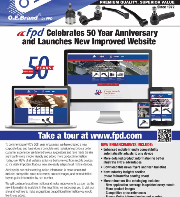 FPD Celebrates 50 Years and Launches New Improved Website